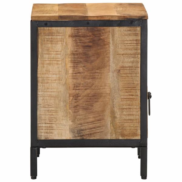 vidaXL tömör mangófa éjjeliszekrény 40 x 35 x 50 cm