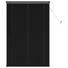 vidaXL Zsaluzia Fekete 150 x 90 cm 25 mm PVC