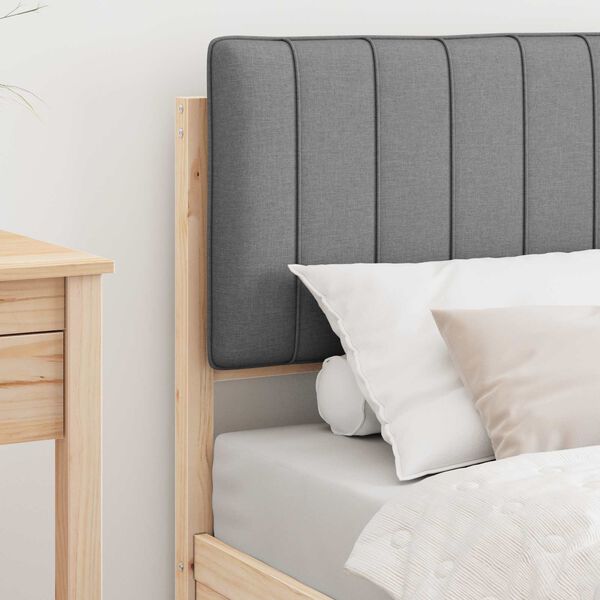 vidaXL &Aacute;gykeret K&aacute;rpitozott Fejt&aacute;ml&aacute;val Vil&aacute;gossz&uuml;rke 80 x 200 cm