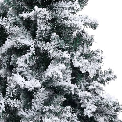 vidaXL zöld PVC műkarácsonyfa hóval 180 cm