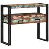 vidaXL Konzolasztal 90 x 33 x 75 cm Szil&aacute;rd &Uacute;jrahasznos&iacute;tott Fa