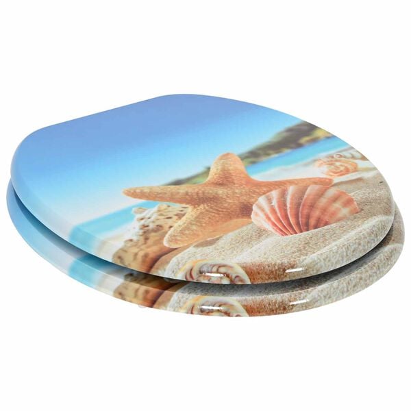 vidaXL WC &uuml;lőke Vil&aacute;gosk&eacute;k 44 x 38 cm MDF lap