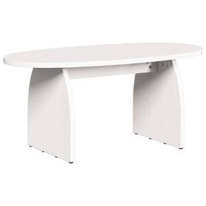 vidaXL Doh&aacute;nyz&oacute;asztal Feh&eacute;r 80 x 40 x 35 cm T&ouml;m&ouml;r fenyőfa