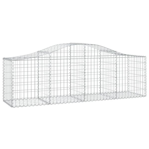 vidaXL 20 db &iacute;ves horganyzott vas gabion kos&aacute;r 200x50x60/80 cm
