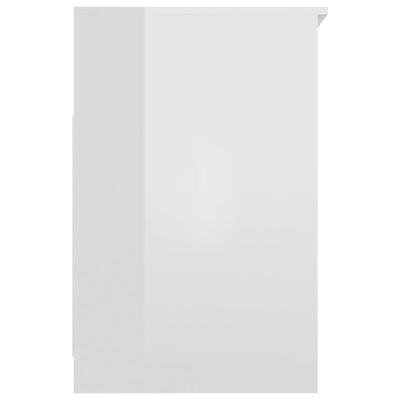 vidaXL magasfényű fehér szerelt fa fiókos szekrény 40 x 50 x 76 cm