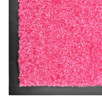 vidaXL rózsaszín kimosható lábtörlő 90 x 150 cm