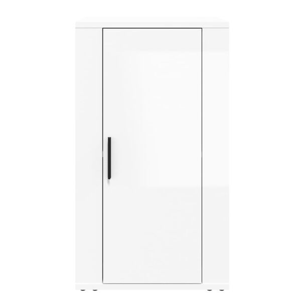 vidaXL magasf&eacute;nyű feh&eacute;r szerelt fa t&aacute;lal&oacute;szekr&eacute;ny 40x33x70 cm