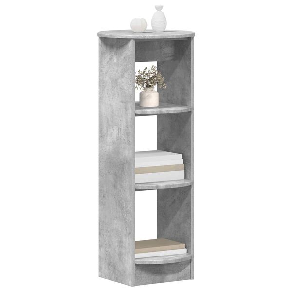 vidaXL Oldals&oacute; szekr&eacute;ny Beton Sz&uuml;rke 40 x 40 x 100 cm M&eacute;rn&ouml;ki fa