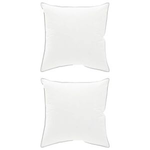 vidaXL P&aacute;rna 2 db 65 x 65 cm Ausztr&aacute;l Gyapj&uacute; Feh&eacute;r