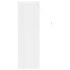 vidaXL Zsaluzia Feh&eacute;r 150 x 50 cm 25 mm PVC