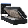 vidaXL LED t&aacute;rol&oacute;s &aacute;gy matraccal Fekete 100 x 200 cm B&aacute;rsony