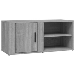 vidaXL sz&uuml;rke sonoma sz&iacute;nű szerelt fa TV-szekr&eacute;ny 80x31,5x36 cm