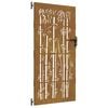 vidaXL bambuszmint&aacute;s corten ac&eacute;l kerti kapu 85 x 175 cm
