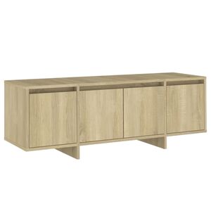 vidaXL sonoma t&ouml;lgy sz&iacute;nű szerelt fa fali TV-szekr&eacute;ny 120x30x40,5 cm