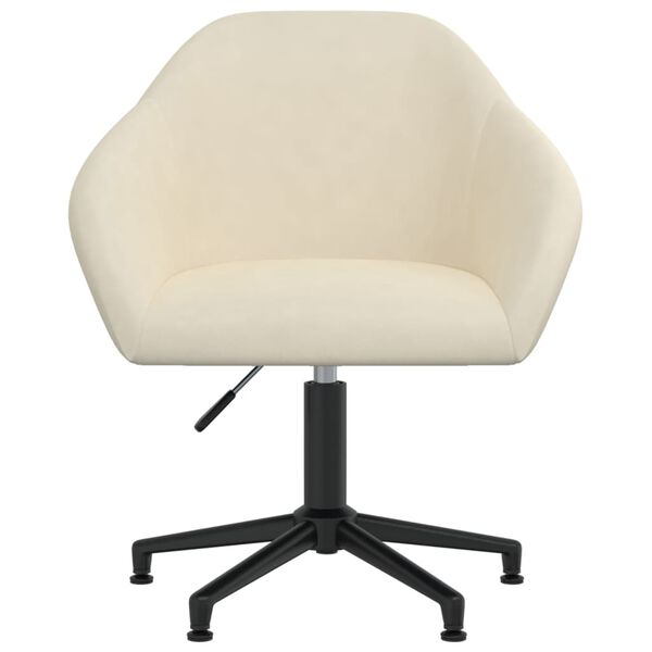 vidaXL 2 db kr&eacute;msz&iacute;nű b&aacute;rsony forg&oacute; &eacute;tkezősz&eacute;k