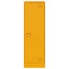 vidaXL mustársárga acél tálalószekrény 34,5x39x107 cm