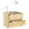 vidaXL t&ouml;m&ouml;r fenyőfa &eacute;jjeliszekr&eacute;ny 40 x 30,5 x 35,5 cm