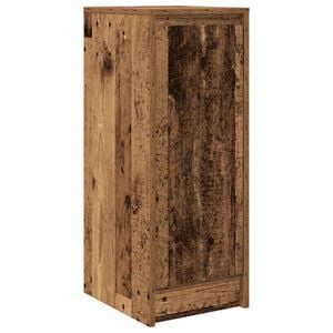 vidaXL antik fa sz&iacute;nű szerelt fa t&aacute;lal&oacute;szekr&eacute;ny 29,5x34x76 cm