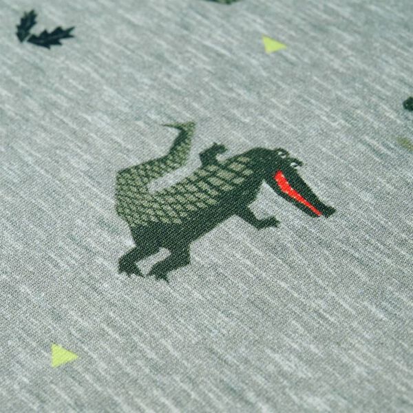 Világos keki melange gyerekpulóver 92