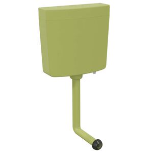 vidaXL ol&iacute;vaz&ouml;ld WC-tart&aacute;ly als&oacute; v&iacute;zbemenettel 3/6 liter