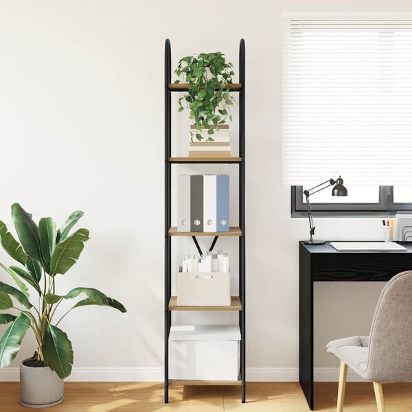 vidaXL K&ouml;nyvespolc Artisan t&ouml;lgy 40 x 30 x 183 cm Faanyag