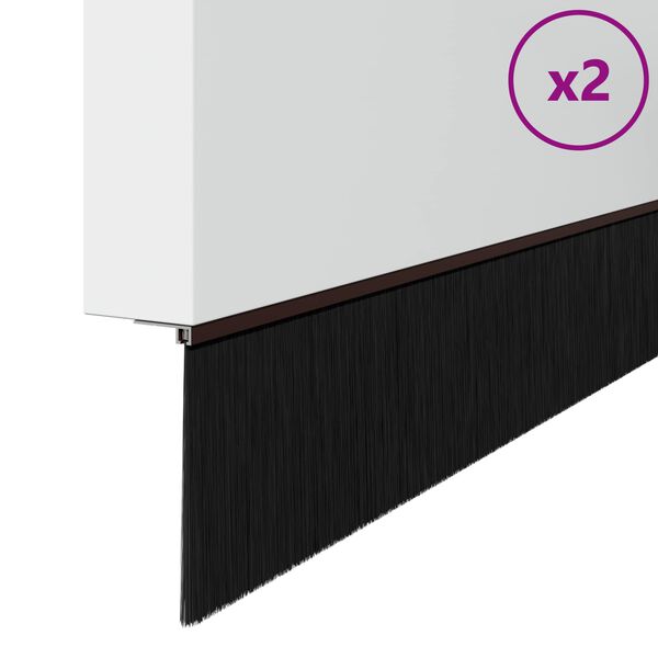 vidaXL &Ouml;ntapad&oacute; ajt&oacute; kefe t&ouml;m&iacute;t&eacute;sek 2 pcs Barna 100 cm