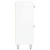 vidaXL magasfényű fehér szerelt fa tálalószekrény 69,5 x 34 x 90 cm