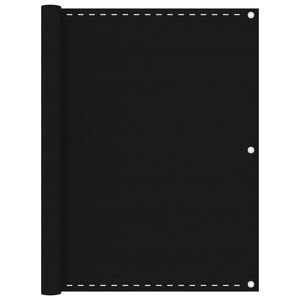 vidaXL fekete HDPE erk&eacute;lyparav&aacute;n 120 x 600 cm