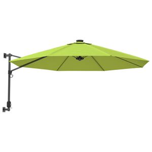 vidaXL almaz&ouml;ld LED-es falra szerelhető napernyő 290 cm