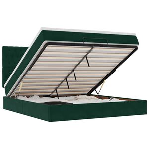 vidaXL Ottom&aacute;n &aacute;gykeret matracokkal s&ouml;t&eacute;tz&ouml;ld 180x200cm b&aacute;rsony