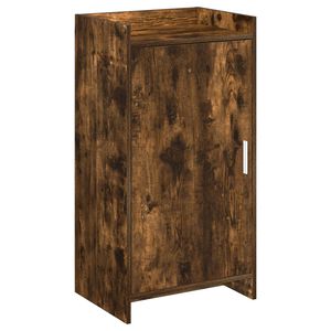 vidaXL Cipőszekr&eacute;ny t&aacute;rol&oacute;val F&uuml;st&ouml;s T&ouml;lgy 48 x 36 x 92 cm Szerelt Fa