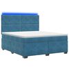 vidaXL Boxspring &aacute;gy matraccal fejt&aacute;ml&aacute;val K&eacute;k 160 x 200 cm B&aacute;rsony