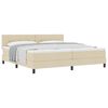 vidaXL Boxrug&oacute;s &aacute;gy fejt&aacute;ml&aacute;val Kr&eacute;m 200 x 200 cm sz&ouml;vet