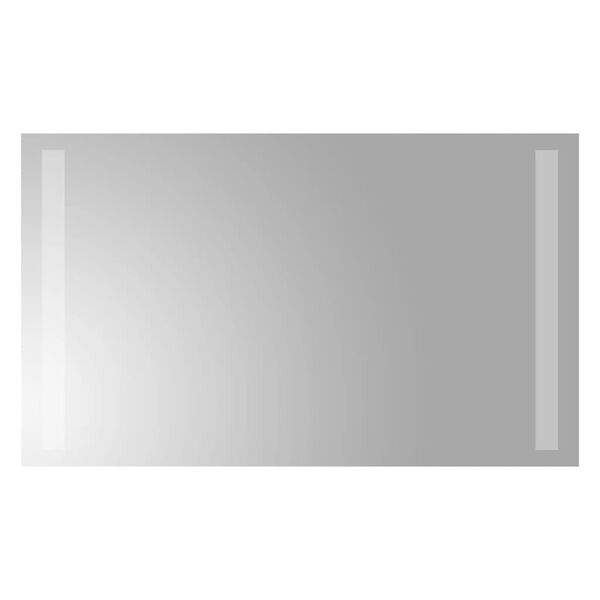 vidaXL LED-es f&uuml;rdőszobat&uuml;k&ouml;r 30 x 50 cm