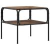 vidaXL Oldal asztal Antik Fa 100 x 50 x 46 cm Szerelt Fa