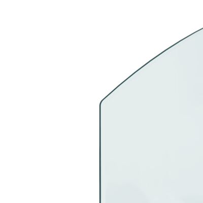 vidaXL kandalló-üveglap 80x60 cm