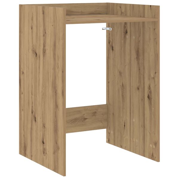 vidaXL Mos&oacute;g&eacute;p Szekr&eacute;ny Műv&eacute;szi t&ouml;lgy 67,5 x 62 x 97 cm Faanyag