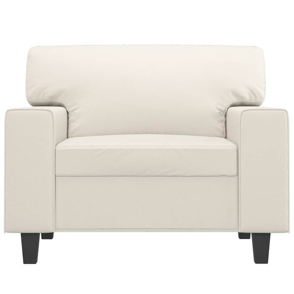 vidaXL kr&eacute;msz&iacute;nű műbőr kanap&eacute;fotel 60 cm