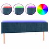 vidaXL s&ouml;t&eacute;tk&eacute;k b&aacute;rsony LED-es fejt&aacute;mla 203 x 16 x 78/88 cm