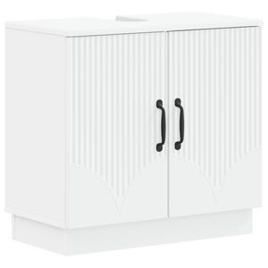 vidaXL F&uuml;rdőszobai mosd&oacute;szekr&eacute;ny HOORN Feh&eacute;r 59,5 x 31,5 x 56 cm