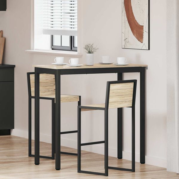 vidaXL &Eacute;tkezőasztalok Faanyag