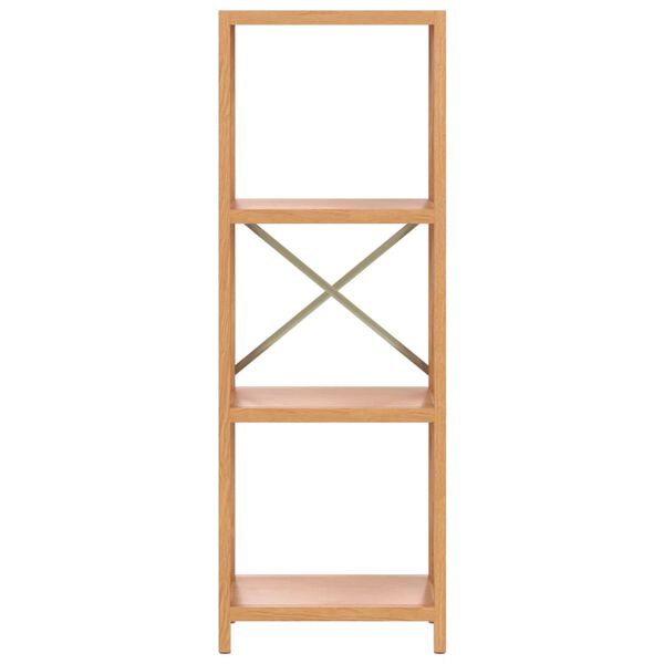 vidaXL 4 szintes t&ouml;m&ouml;r t&ouml;lgyfa polc 40x30x112 cm