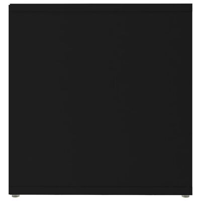 vidaXL fekete forgácslap TV-szekrény 72 x 35 x 36,5 cm
