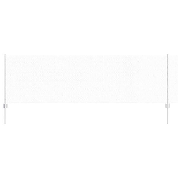 vidaXL Ker&iacute;t&eacute;s oszlopokkal Ez&uuml;st 0,8 x 10 m Ac&eacute;l