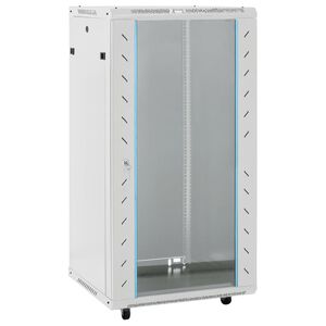 vidaXL 22U h&aacute;l&oacute;zati szekr&eacute;ny 19" forg&oacute; l&aacute;bakkal IP20 60 x 60 x 120 cm