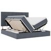 vidaXL LED t&aacute;rol&oacute;s &aacute;gy matraccal S&ouml;t&eacute;tsz&uuml;rke 200 x 200 cm B&aacute;rsony