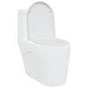 vidaXL WC &uuml;lőke Feh&eacute;r 49 x 36 x 4 cm Duroplast