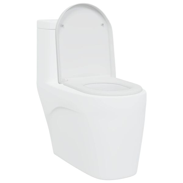 vidaXL WC &uuml;lőke Feh&eacute;r 49 x 36 x 4 cm Duroplast