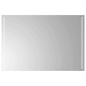 vidaXL LED F&uuml;rdőszoba T&uuml;k&ouml;r t&uuml;k&ouml;rrel &Aacute;tl&aacute;tsz&oacute; 90 x 60 cm edzett &uuml;veg