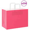 vidaXL 250 db r&oacute;zsasz&iacute;n pap&iacute;rzacsk&oacute;k foganty&uacute;kkal 32x17x25 cm